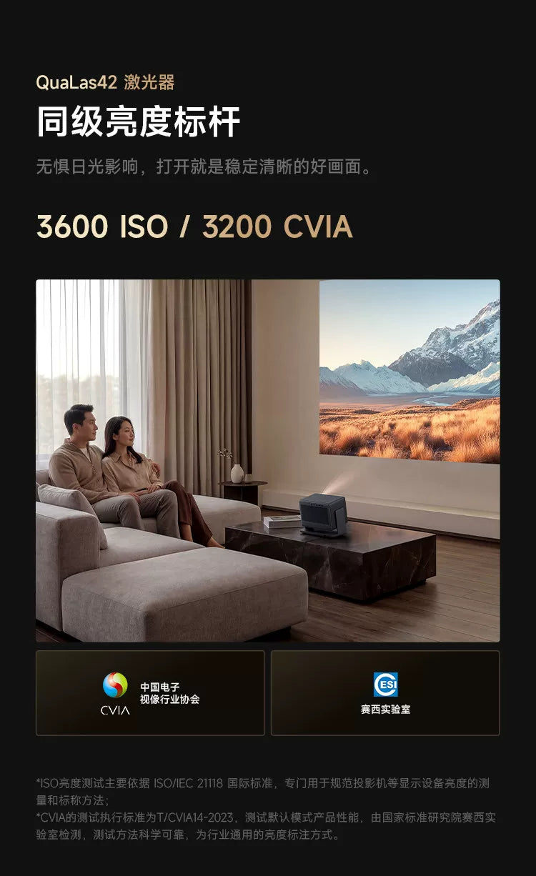 RS30 Pro 4K Optical Zoom Laser Projector | High Brightness Home Cinema for Living Room Bedroom, Global Use